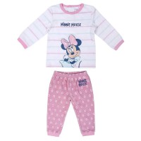 пижама,детски,пижами,disney,minnie,long,sleeve,pyjama,white,(pink)