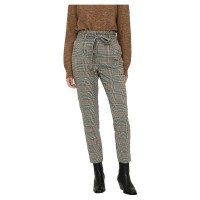 панталони,дамски,панталони,vero,moda,eva,hr,loose,paperbag,liv,pants,grey,(tobacco,brown,checks,black,white,green)
