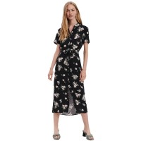 рокля,дамски,поли,и,рокли,vero,moda,simply,easy,short,sleeve,long,dress,black,(black,aop,sandy)