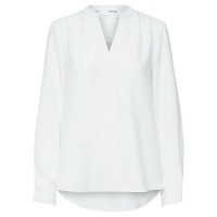 тениска,дамски,тениски,selected,mivia,long,sleeve,v,neck,t,shirt,snow,white,(white)