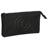 канцеларски,принадлежности,safta,triple,captain,america,pencil,case,black,(multicolor)