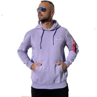 суичър,мъжки,пуловери,alpha,industries,back,print,hoodie,pale,violet,(purple)