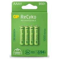 батерии,gp,batteries,r3,aaa,rechargeable,battery,4,units,green,(green)