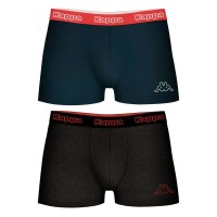 боксерки,мъжко,бельо,kappa,boxers,2,units,navy,blue,grey,(multicolor)