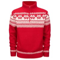 блуза,мъжки,пуловери,brandit,troyer,norweger,high,neck,sweater,red