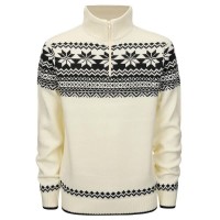 блуза,мъжки,пуловери,brandit,troyer,norweger,high,neck,sweater,white