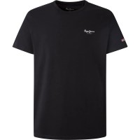 тениска,мъжки,тениски,pepe,jeans,original,basic,3n,short,sleeve,t,shirt,black