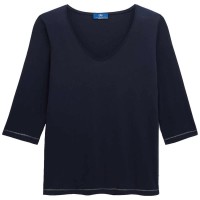 тениска,дамски,тениски,tbs,maudetee,3,4,sleeve,t,shirt,blue,(navy)