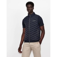 потник,мъжки,потници,armani,exchange,down,vest,navy,blue,grey,dark,(blue)
