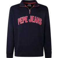 блуза,мъжки,пуловери,pepe,jeans,denzel,full,zip,sweatshirt,blue,(midnight)