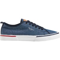 маратонки,мъжки,маратонки,дамски,маратонки,pepe,jeans,kenton,smart,22,chambray,trainers,blue,(chambray)