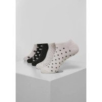 чорапи,мъжки,чорапи,urban,classics,dots,no,show,socks,5,pairs,white,(white,black)