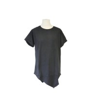 тениска,мъжки,тениски,дамски,тениски,urban,classics,aymetric,long,t,shirt,black,(black)