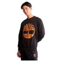 блуза,мъжки,пуловери,timberland,core,tree,logo,brushback,sweatshirt,black,wheat,boot,(black)