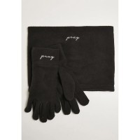 тениска,ръкавици,шапки,и,шалове,mister,tee,glove,neckband,kit,black,(black)