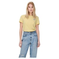 тениска,мъжки,тениски,дамски,тениски,only,kita,logo,short,sleeve,t,shirt,yellow,(straw,print,silver,glitter,heart)