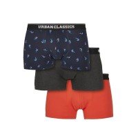 боксерки,мъжко,бельо,urban,classics,boxers,2,units,black,blue,(black)