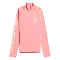 тениска,дамски,тениски,billabong,logo,long,sleeve,high,neck,t,shirt,pink,(pink,sunset)