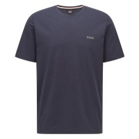 тениска,мъжки,пижами,boss,mix,&,match,short,sleeve,pyjama,t,shirt,dark,blue,(grey)