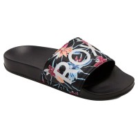 мъжки,джапанки,и,чехли,дамски,сандали,и,чехли,roxy,slippy,ii,slides,black,(black,azela,pink)