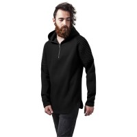 блуза,мъжки,пуловери,urban,classics,pleat,leeve,terry,sweatshirt,black,(black)