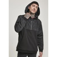 блуза,мъжки,пуловери,urban,classics,military,half,zip,sweatshirt,black