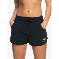 бански,гащета,дамски,бански,костюми,roxy,woven,swimming,shorts,anthracite,(black)