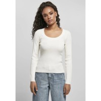 блуза,дамски,пуловери,дамски,плетени,дрехи,urban,classics,wide,neckline,sweater,white