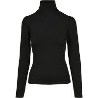 тениска,дамски,тениски,urban,classics,puffer,long,sleeve,high,neck,t,shirt,black,(black)