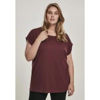 тениска,дамски,тениски,urban,classics,extended,big,short,sleeve,t,shirt,red,(dark,red)