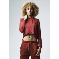 блуза,дамски,блузи,urban,classics,terry,sweatshirt,red,(bordeaux)