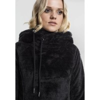 блуза,дамски,блузи,urban,classics,long,teddy,sweatshirt,black