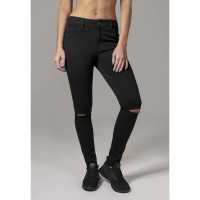панталони,дамски,панталони,urban,classics,cut,pants,black,(black)