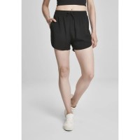 къси,панталони,дамски,панталони,urban,classics,viscose,shorts,black,(black)