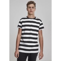 тениска,мъжки,тениски,дамски,тениски,urban,classics,urban,classic,blo,stripe,short,sleeve,t,shirt,black,(black,white)
