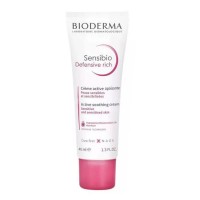 козметика,за,овлажняване,bioderma,sensibio,defensive,rich,active,soothing,cream,40ml,white