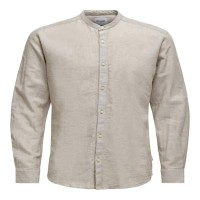 мъжки,ризи,only,&,sons,mao,collar,&,sons,onscaiden,shirt,beige,(chinchilla)