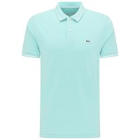 мъжки,блузи,с,яка,lee,short,sleeve,polo,mint,blue,(white)