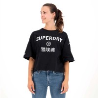тениска,дамски,тениски,superdry,code,core,sport,short,sleeve,t,shirt,black