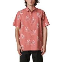 риза,с,къс,ръкав,мъжки,ризи,globe,underground,holiday,short,sleeve,shirt,red,smoke,(red)