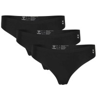 дамско,бельо,дамски,бикини,и,танкини,hummel,breeze,thong,3,units,black,(black)