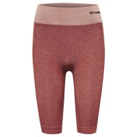клин,дамски,клинове,дамски,чорапогащи,и,клинове,hummel,cleaa,seamless,short,leggings,withered,rose,rose,tan,melange,(red)
