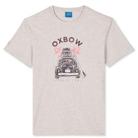 тениска,мъжки,тениски,oxbow,tamiso,short,sleeve,t,shirt,gris,chine,(white)