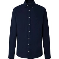 риза,с,дълъг,ръкав,мъжки,ризи,hackett,garment,dyed,oxford,long,sleeve,shirt,navy,(blue)