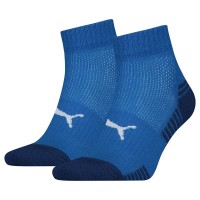 чорапи,мъжки,чорапи,дамски,чорапи,puma,sport,cushioned,quarter,short,socks,2,pairs,blue,(blue)