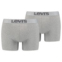 боксерки,мъжко,бельо,levi´s,®,vintage,heather,cotton,boxers,2,units,mid,grey,melange,(grey)