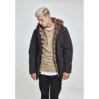 анорак,мъжки,якета,urban,classics,faux,fur,hooded,parka,black,(black)