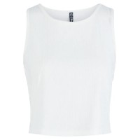 потник,дамски,топове,pieces,kylie,crop,sleeveless,top,cloud,dancer,(white)