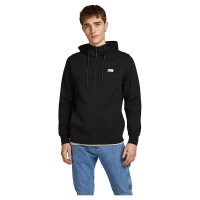 блуза,мъжки,пуловери,jack,&,jones,air,full,zip,sweatshirt,black