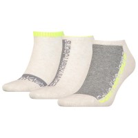 чорапи,дамски,чорапи,calvin,klein,athleisure,socks,3,pairs,oatmeal,melange,(white)
